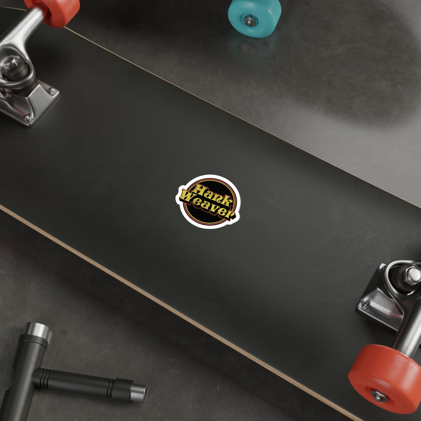 Hank Weaver "Circle Logo" Sticker
